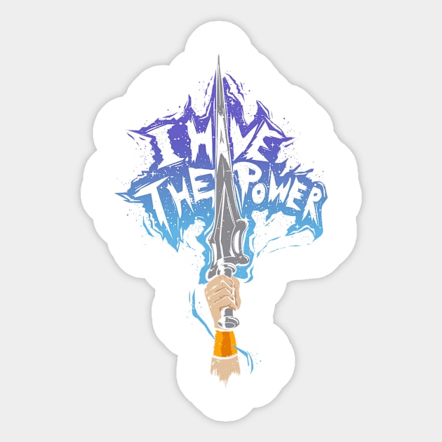 I have the power Sticker by dn1ce25